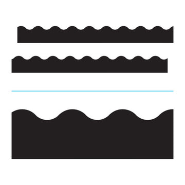 TREND® Terrific Trimmers Solid Colors Board Trim, 2.25" X 39 Ft, Black freeshipping - TVN Wholesale